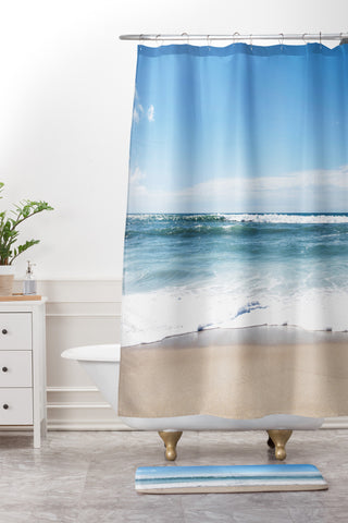 Bree Madden Sea Shore Shower Curtain And Mat