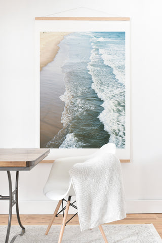 Bree Madden Shore Waves Art Print And Hanger