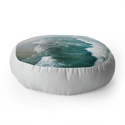 Bree Madden Shore Waves Floor Pillow Round