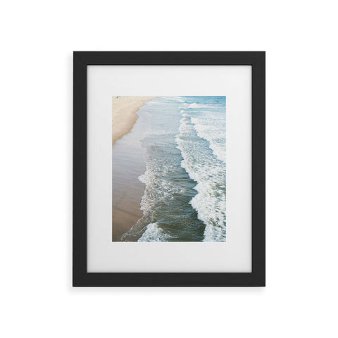 Bree Madden Shore Waves Framed Art Print