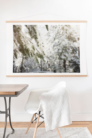 Bree Madden Snow Falling Art Print And Hanger