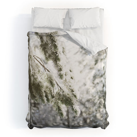 Bree Madden Snow Falling Duvet Cover