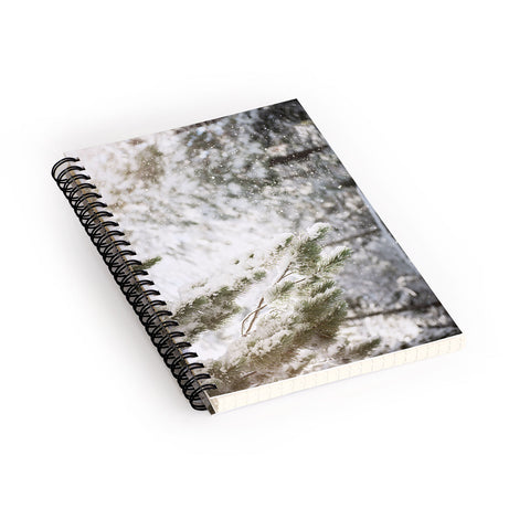 Bree Madden Snow Falling Spiral Notebook