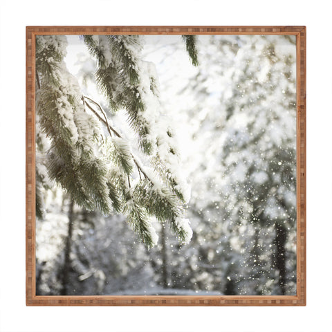 Bree Madden Snow Falling Square Tray