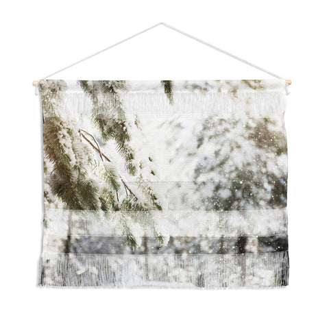 Bree Madden Snow Falling Wall Hanging Landscape
