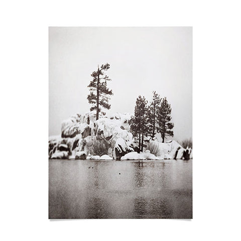 Bree Madden Snowy Lake Poster