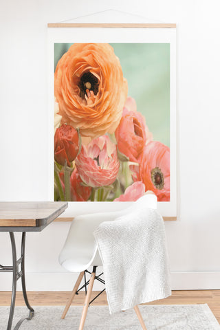 Bree Madden Spring Ranunculus Art Print And Hanger