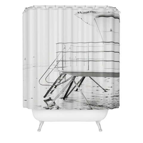 Bree Madden Stone Steps Tower Shower Curtain
