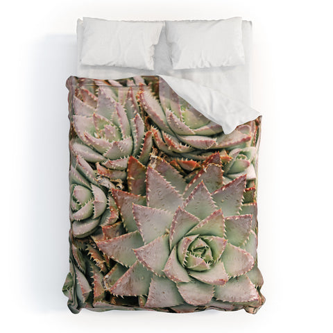 Bree Madden Succulent Duvet Cover