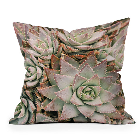Bree Madden Succulent Throw Pillow