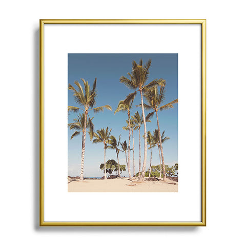 Bree Madden Summer Palms Metal Framed Art Print