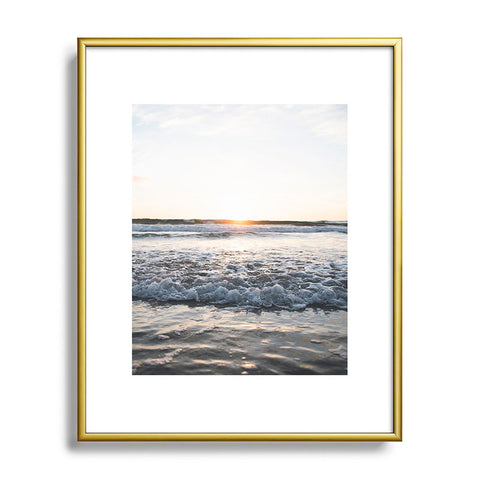 Bree Madden Sundown Metal Framed Art Print