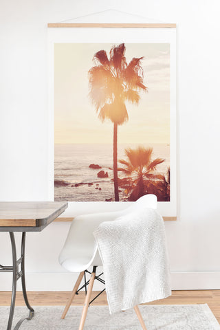 Bree Madden Sunray Palms Art Print And Hanger