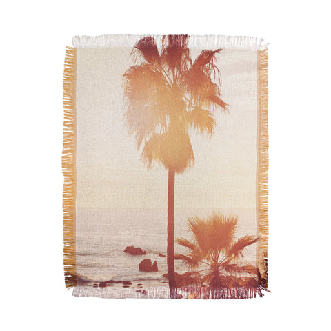 Bree Madden Sunray Palms Throw Blanket