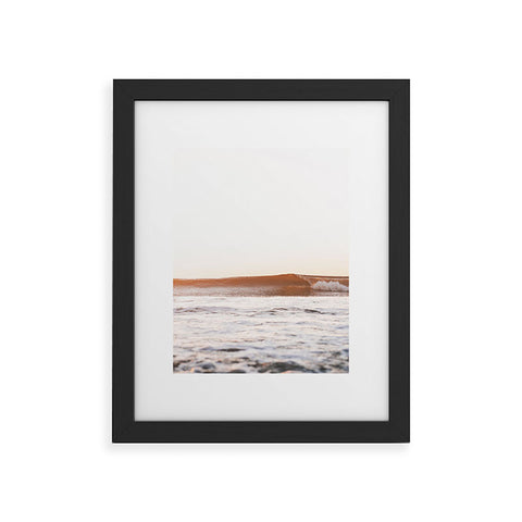 Bree Madden Sunset Surf Framed Art Print