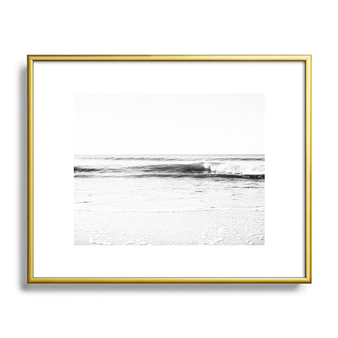 Bree Madden Surf Break Metal Framed Art Print