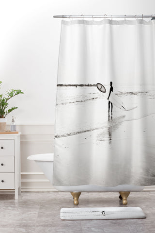 Bree Madden Surf Check Shower Curtain And Mat