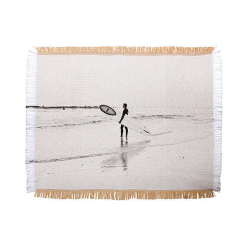 Bree Madden Surf Check Throw Blanket