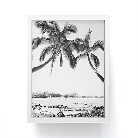 Bree Madden The Bay BW Framed Mini Art Print