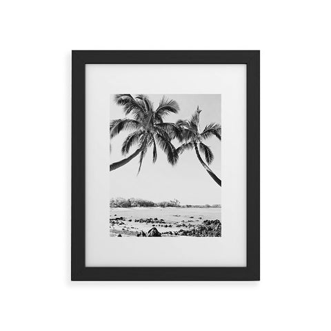 Bree Madden The Bay BW Framed Art Print