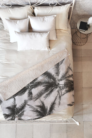 Bree Madden Under The Palms Fleece Throw Blanket