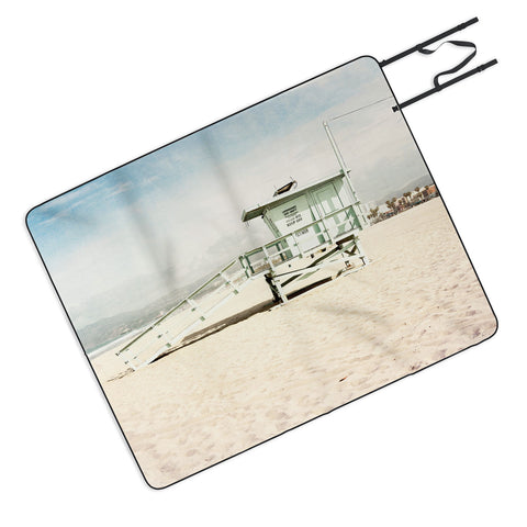 Bree Madden Venice Beach Tower Picnic Blanket