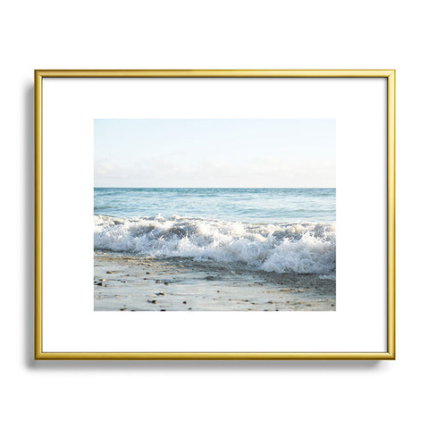 Bree Madden Wave Crush Metal Framed Art Print