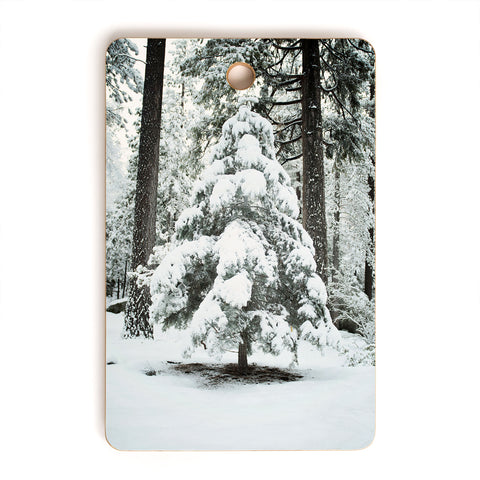 Bree Madden Winter Snow Cutting Board Rectangle
