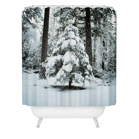 Bree Madden Winter Snow Shower Curtain