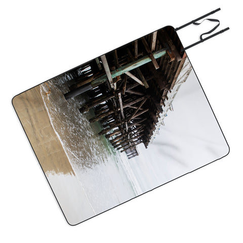 Bree Madden Wooden Pier Picnic Blanket