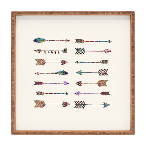 Brian Buckley 14 arrows Square Tray