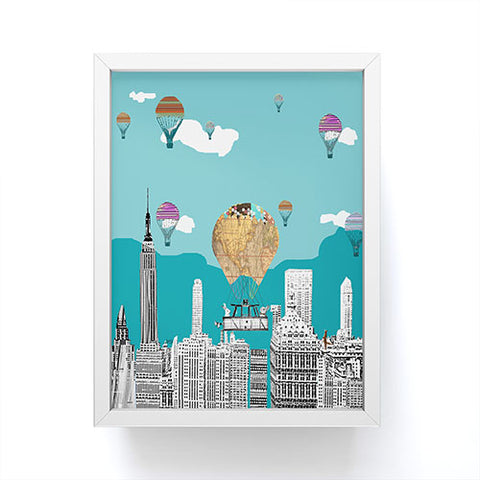 Brian Buckley Adventure Days New York Framed Mini Art Print