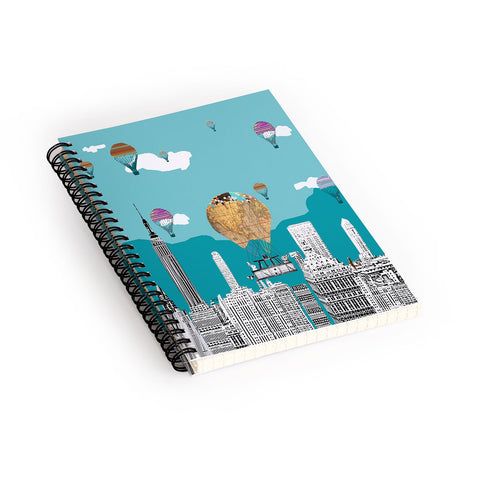 Brian Buckley Adventure Days New York Spiral Notebook