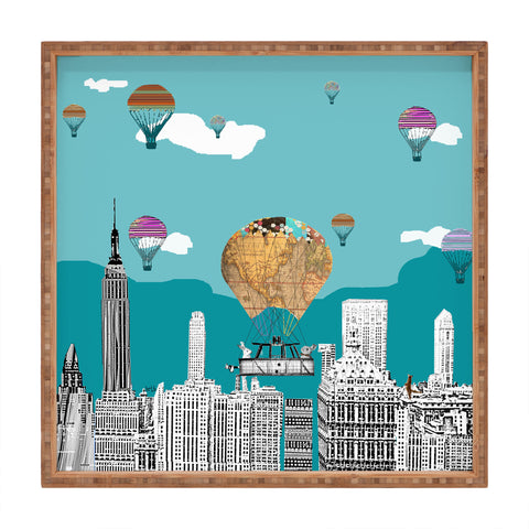 Brian Buckley Adventure Days New York Square Tray