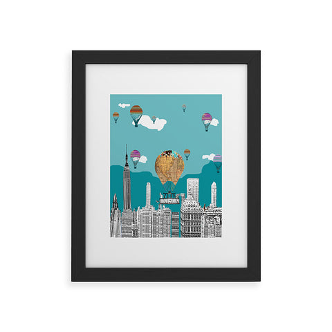 Brian Buckley Adventure Days New York Framed Art Print