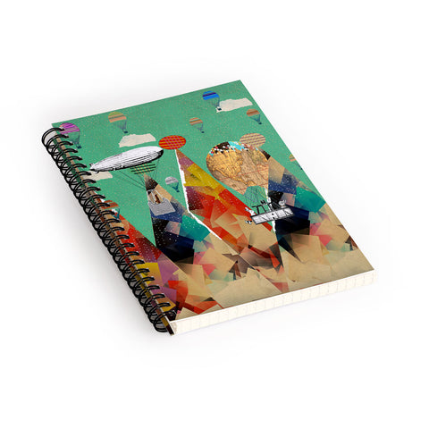 Brian Buckley Adventure Days Over The Alps Spiral Notebook