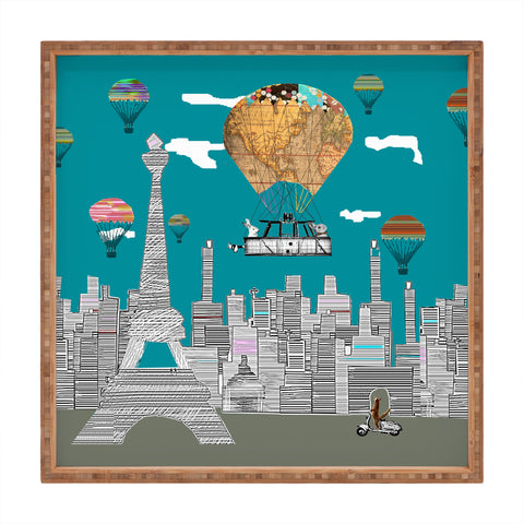 Brian Buckley Adventure Days Paris Square Tray