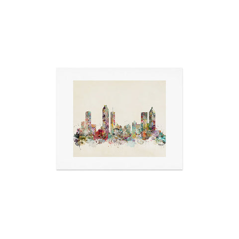 Brian Buckley Atlanta georgia skyline Art Print