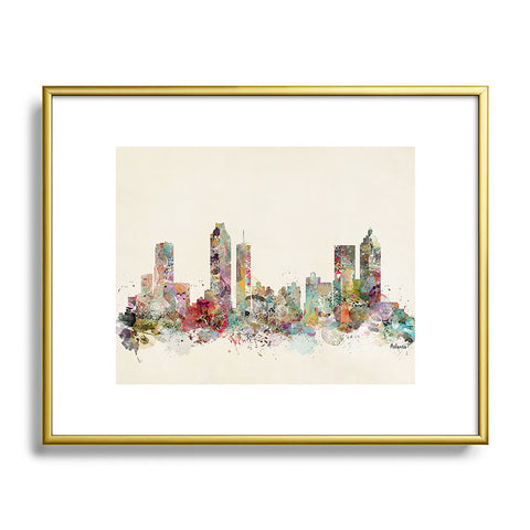 Brian Buckley Atlanta georgia skyline Metal Framed Art Print