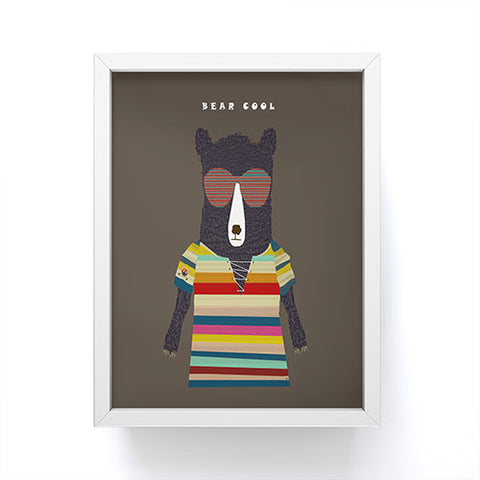 Brian Buckley Bear Cool Framed Mini Art Print