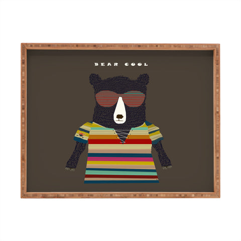 Brian Buckley Bear Cool Rectangular Tray