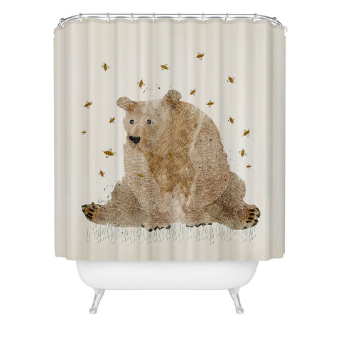 Brian Buckley bear grizzly Shower Curtain