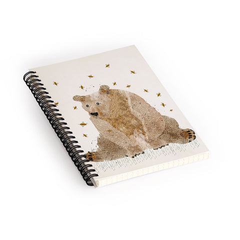 Brian Buckley bear grizzly Spiral Notebook