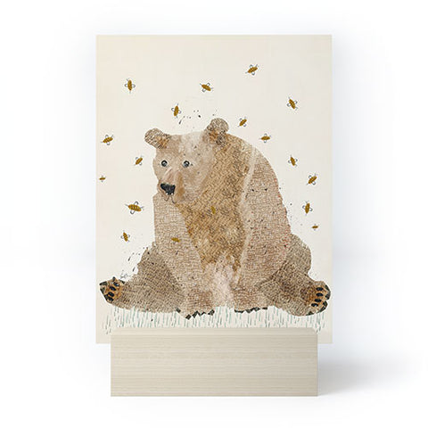 Brian Buckley bear grizzly Mini Art Print