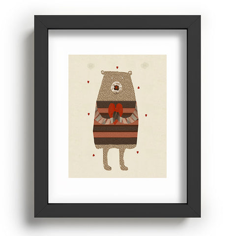 Brian Buckley bear heart Recessed Framing Rectangle