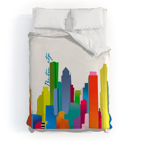Brian Buckley Boston City Duvet Cover