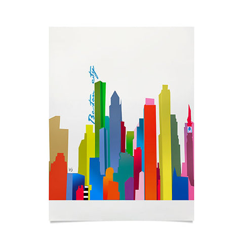 Brian Buckley Boston City Poster