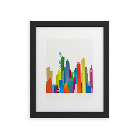 Brian Buckley Boston City Framed Art Print