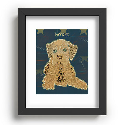 Brian Buckley Boxer Puppy Recessed Framing Rectangle