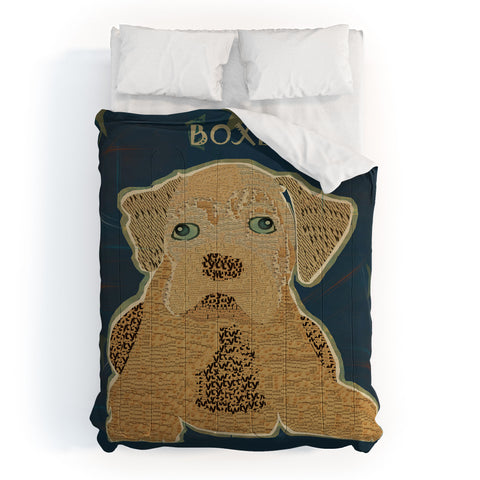 Brian Buckley Boxer Puppy Comforter